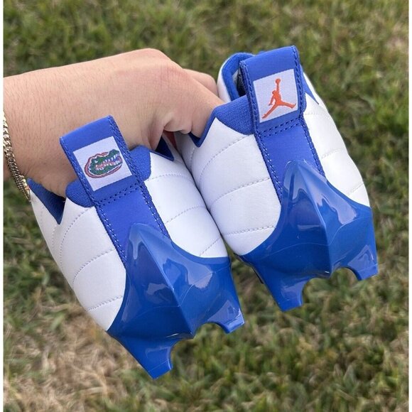 JORDAN 12 VAPOR EDGE LOW FLORIDA GATORS CLEATS PE Size 10.5 - Picture 3 of 5